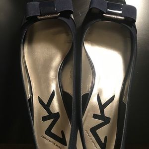 Anne Klein Sport | Navy Blue - Opened Toe w/ Bow